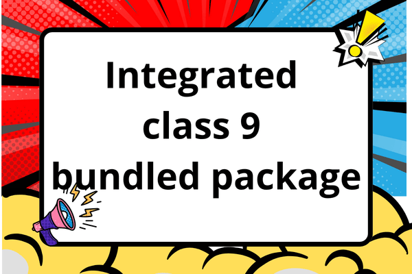 Class 9 integrated premium notes package bundled all in one 2026 updated cover