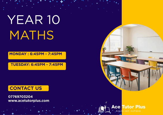 Year 10 - 2026 Maths cover