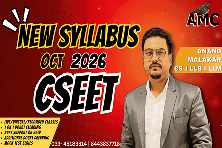 Restructured CSEET New Syllabus - 2026 All paper Combo (video lectures) cover