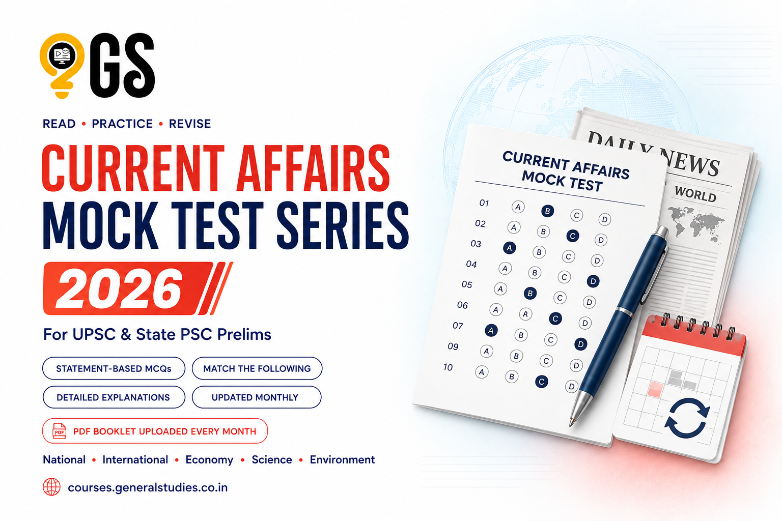Current Affairs Mock Test Series 2026