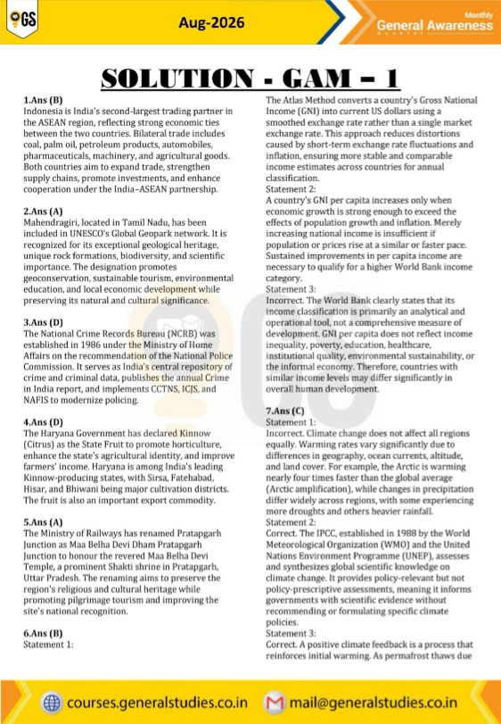General Awareness preview page 4