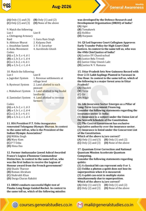 General Awareness preview page 2