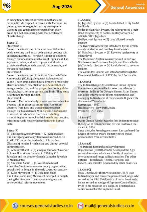 General Awareness preview page 5