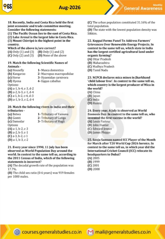 General Awareness preview page 3