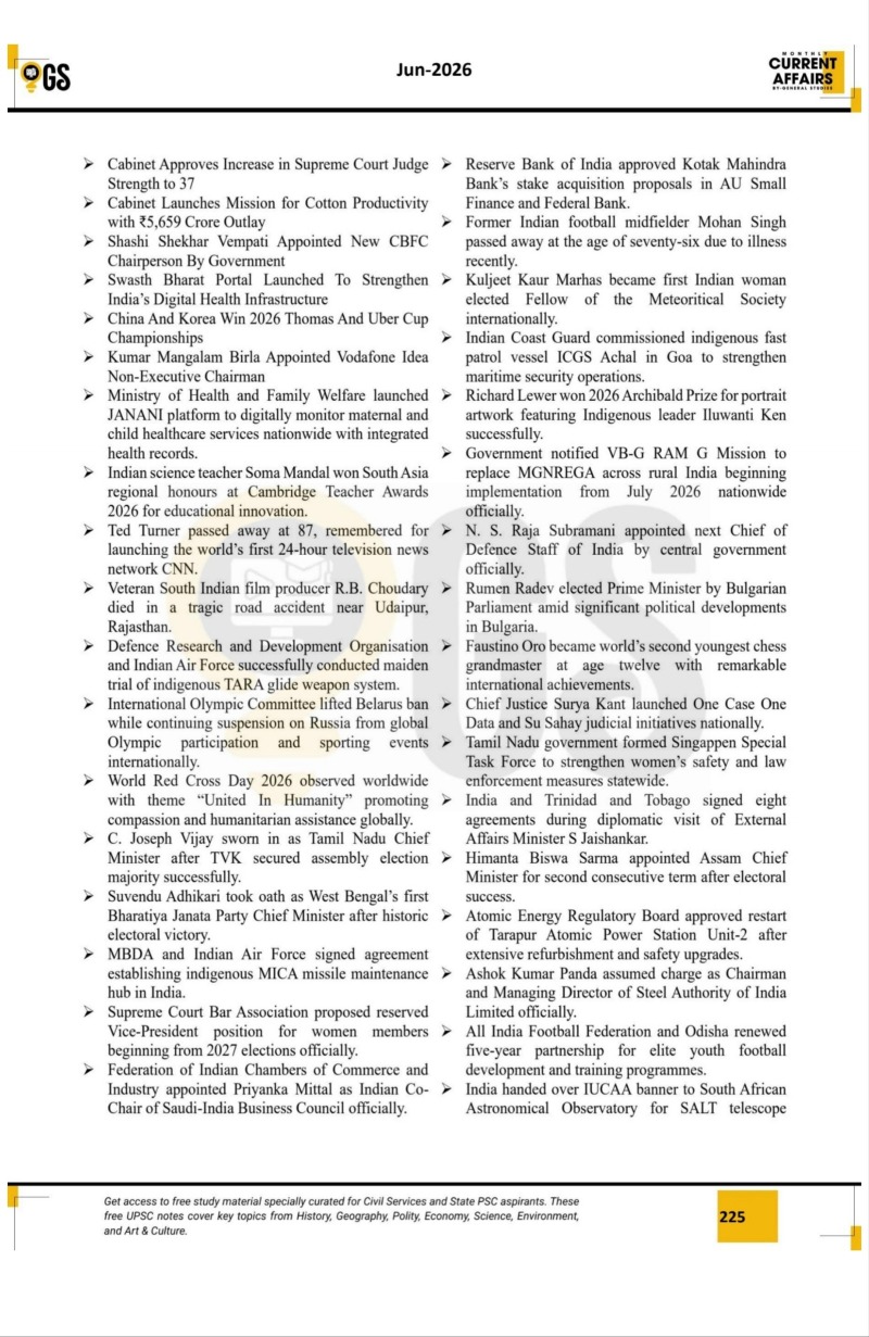 Current Affairs Magazine preview 6
