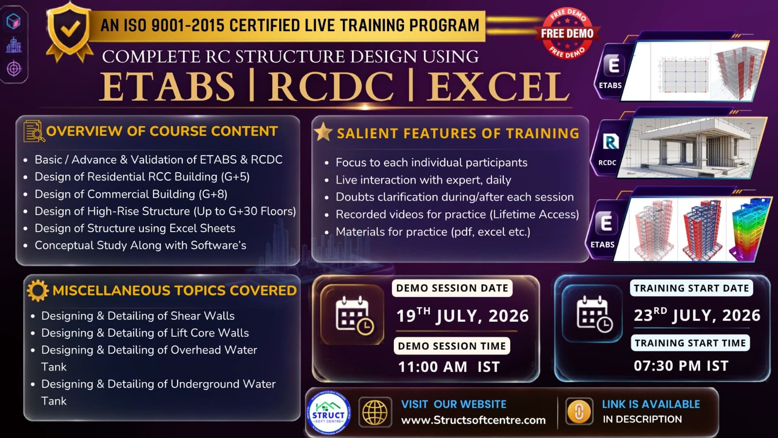 CSI ETABS I RCDC I EXCEL - B21 cover