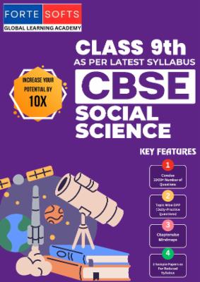 CBSE class 9th Social Science 2026 updated cover