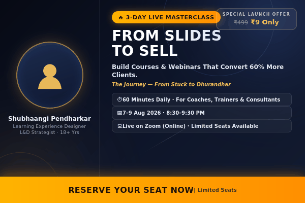 From Slides to Sell: Create Courses & Webinars That Educate, Engage, and Convert cover