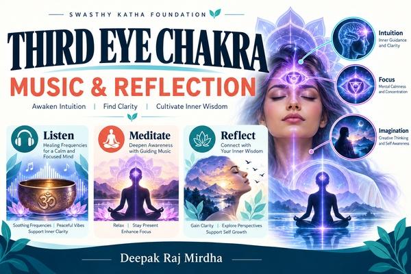 Third eye chakra activation Music cover