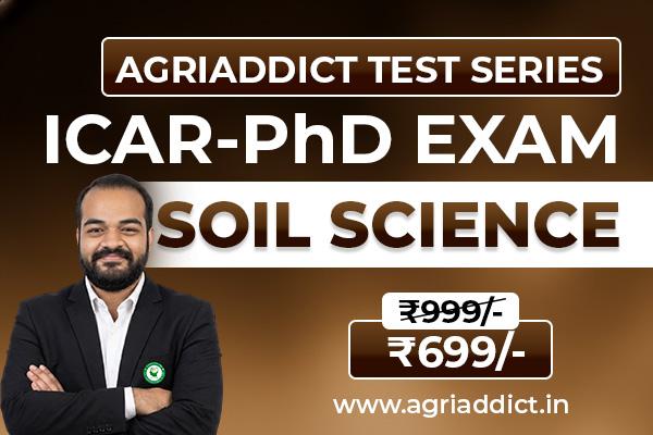 SOIL SCIENCE PAID TEST SERIES FOR ICAR AICE PhD (JRF/SRF) EXAM-2027 cover