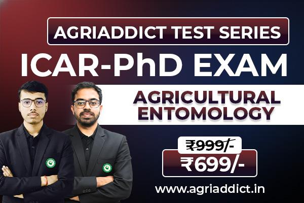 ENTOMOLOGY PAID TEST SERIES FOR ICAR AICE PhD (JRF/SRF) EXAM-2027 cover