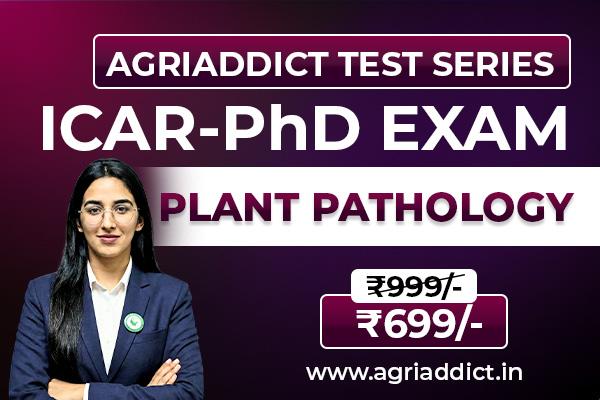 PLANT PATHOLOGY PAID TEST SERIES FOR ICAR AICE PhD (JRF/SRF) EXAM-2027 cover