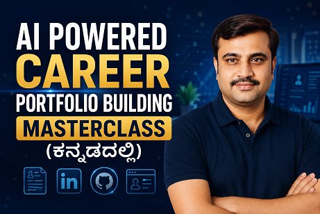 AI Powered Career Portfolio Building Masterclass (ಕನ್ನಡದಲ್ಲಿ) cover