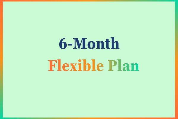 6 Month Flexible Plan cover