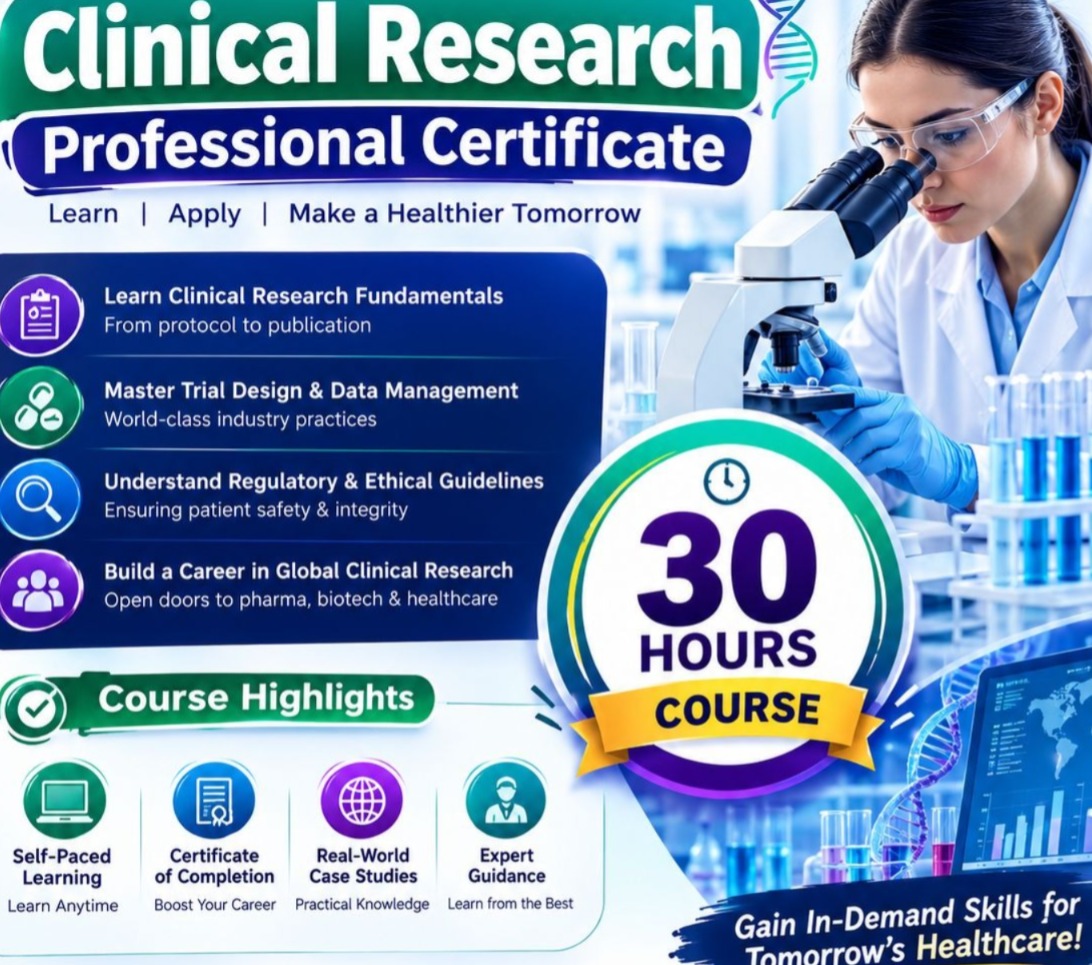Clinical Research Professional Certificate cover