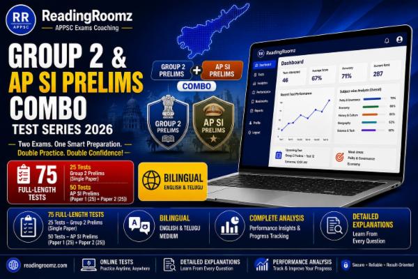 Group 2 Prelims and AP SI Prelims Combo Test Series 2026 cover