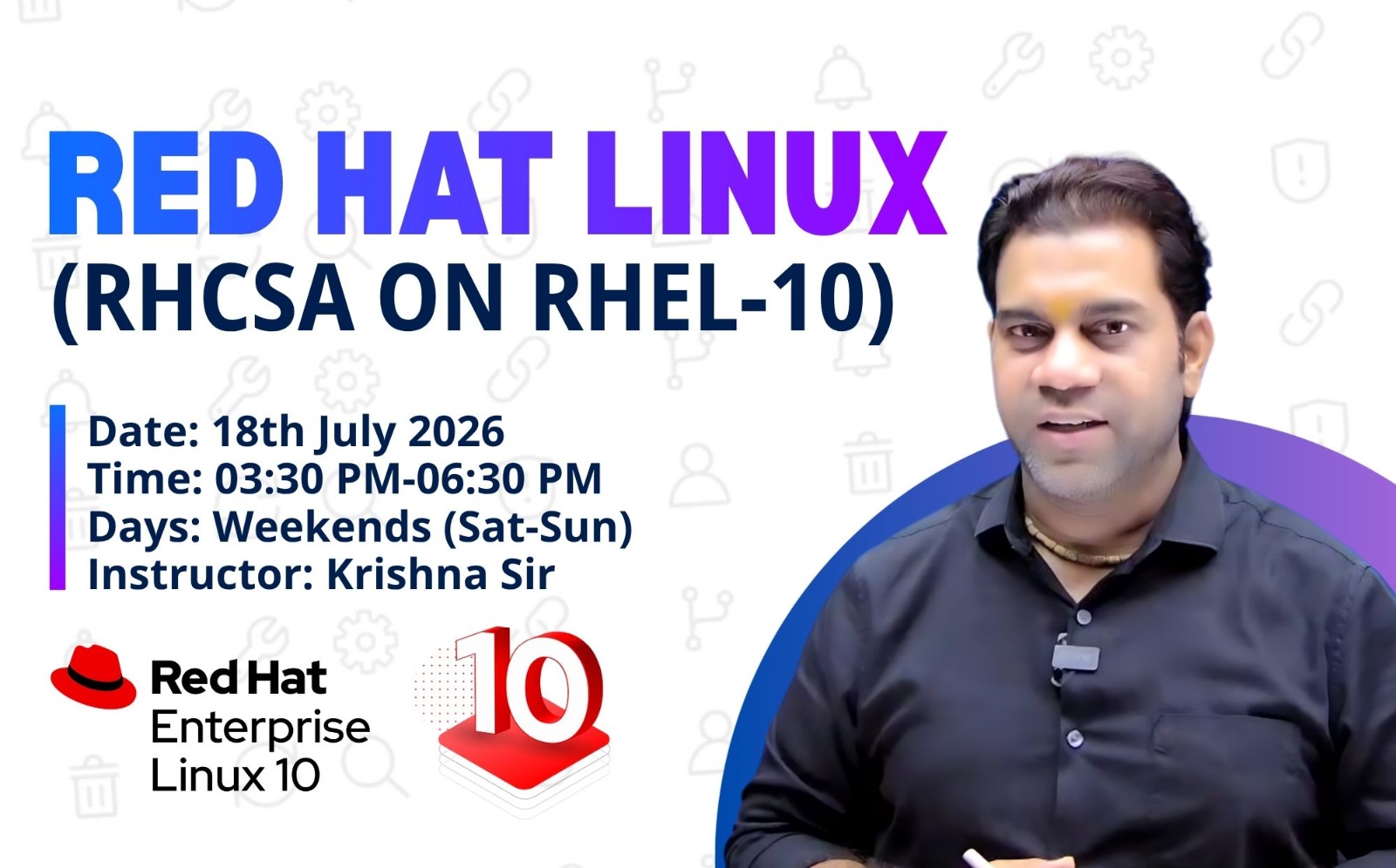 LINUX-RHCSA-Training-weekends-03:30PM-to-06:30PM-18th-JULY-2026 cover