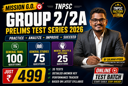 Mission G.O. – Group II / IIA Prelims Test Series 2026 cover