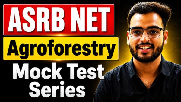 Agroforestry ASRB NET | ICAR SRF | Mock test Series cover