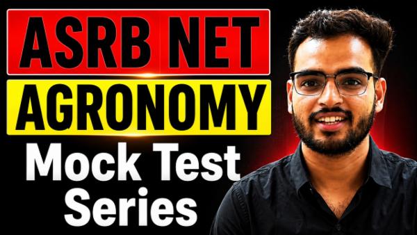 Agronomy ASRB NET | ICAR SRF | Mock test Series cover
