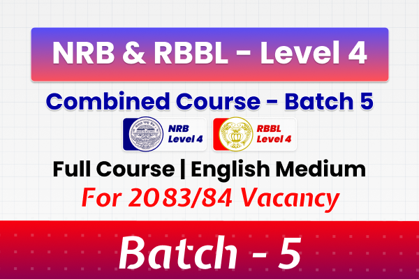 Banking Preparation Combined Batch 5 (NRB &RBB) 2083-84 cover