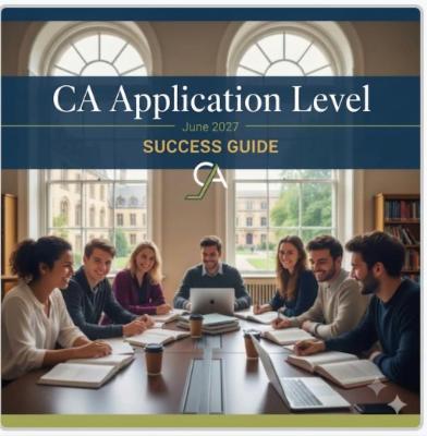 CA Application Level June 2027 cover