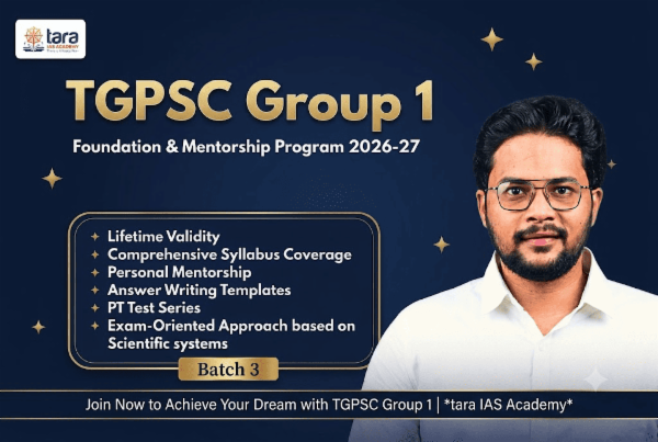 TGPSC Group 1 Foundation & Mentorship Program 2026 (FMP Pro 2026) - Batch 3 cover