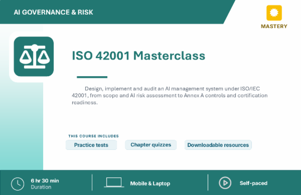 ISO 42001 Masterclass cover