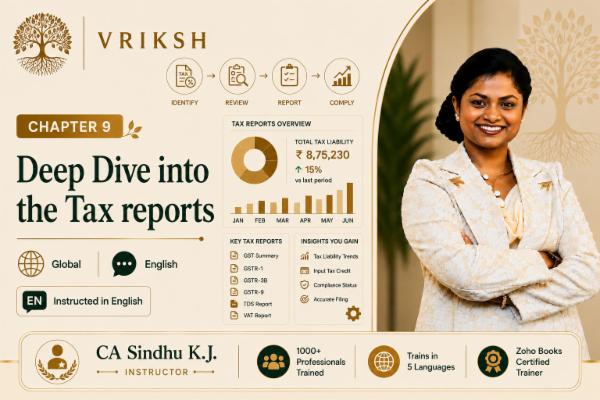 Deep Dive into the Tax reports cover