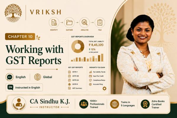 Working with GST Reports cover