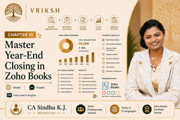 Master Year-End Closing in Zoho Books cover