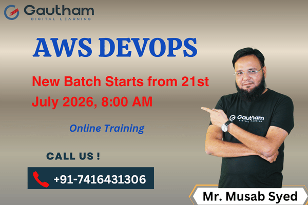 AWS DevOps Live Classes : New Batch Starts from 21st June 2026, 8:00 AM cover
