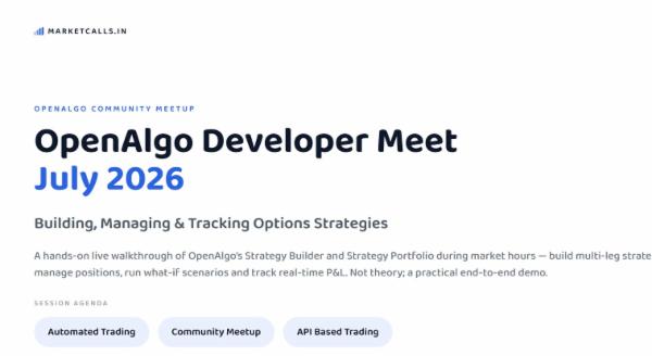 OpenAlgo Developer Meet - July 2026 Edition cover