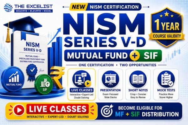 Live Session + Mock Test + Notes: NISM V-D MF + SIF cover