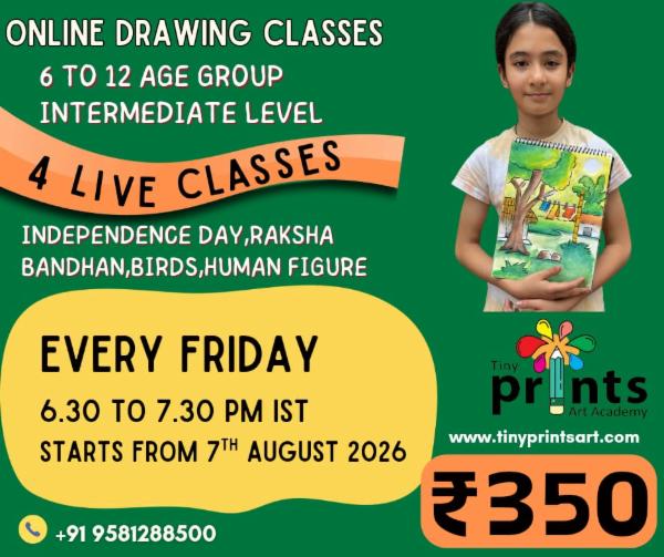 6 TO 12 Age group Friday Class August 2026 cover