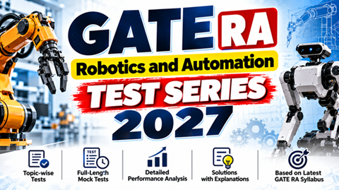 GATE RA Test Series | GATE Robotics and Automation Test Series cover