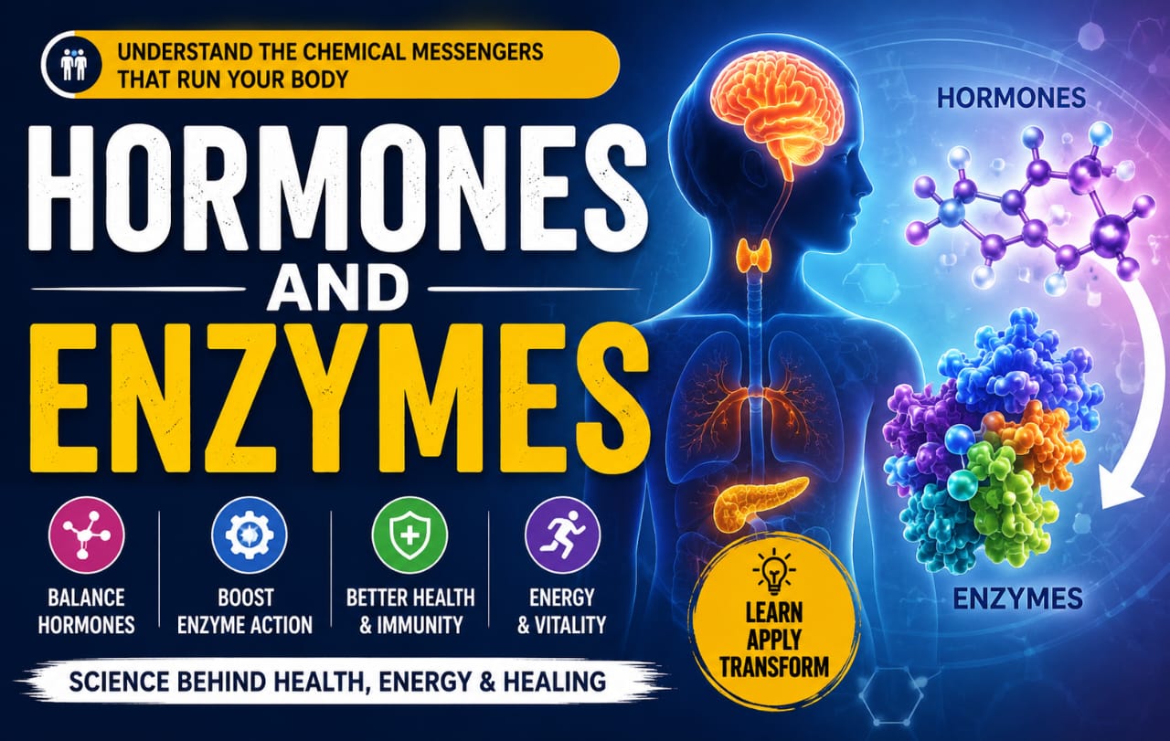 HORMONES AND ENZYMES cover