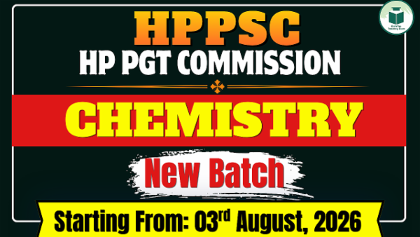 HPPSC | HP PGT Commission Chemistry Online Live Batch cover