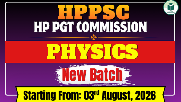 HPPSC | HP PGT Commission Physics Online Live Batch cover