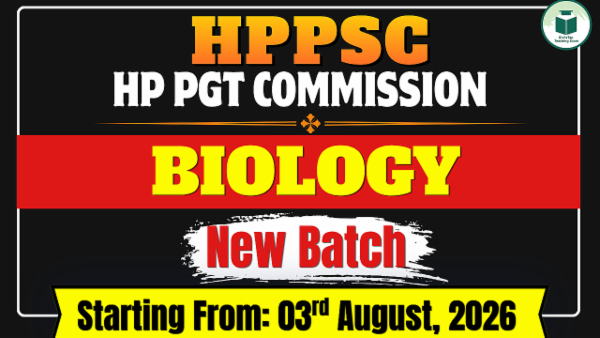 HPPSC | HP PGT Commission Biology Online Live Batch cover