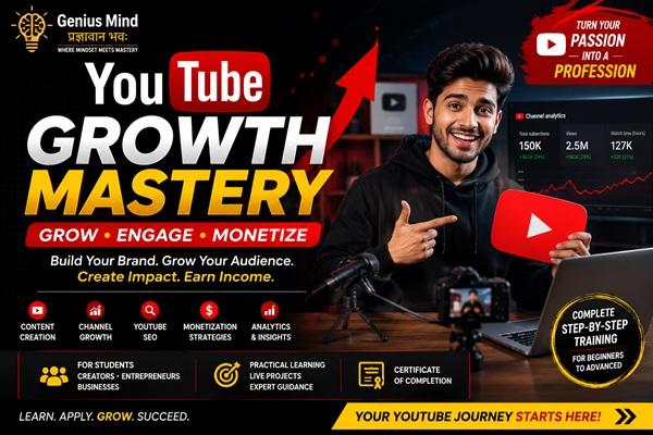 🥇 YouTube Growth Mastery cover