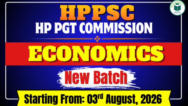 HPPSC | HP PGT Commission Economics Online Live Batch cover