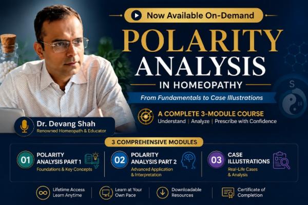 Polarity Analysis in Homeopathy from Fundamentals to Case Illustrations cover