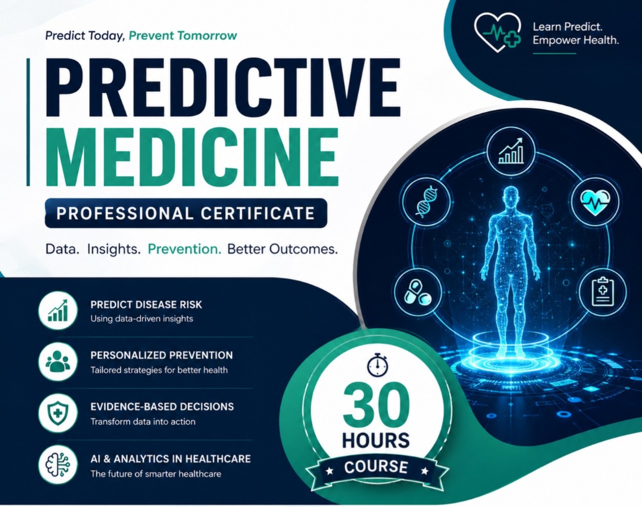 Predictive Medicine Professional Certificate cover