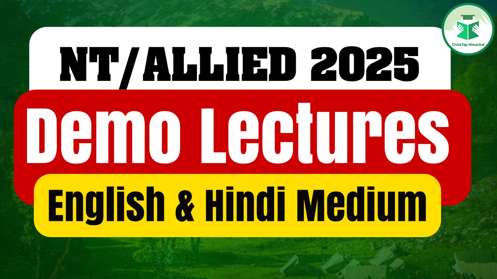 NT/Allied Online 2026 Demo Lectures B8 cover