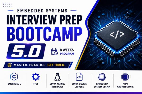 Embedded System Interview Prep Bootcamp 5.0 cover