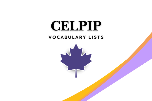 CELPIP Vocabulary Lists cover
