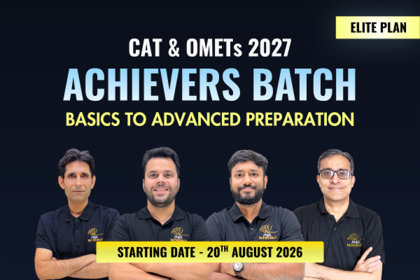 Complete CAT & OMETs 2027 Batch 02 (Basic to Advanced) | Achievers Batch - Elite Plan cover