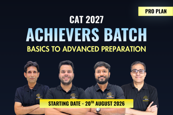 Complete CAT 2027 Batch 02 (Basics to Advanced) | Achievers Batch - Pro Plan cover