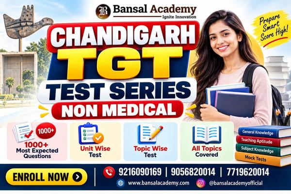 Chandigarh tgt non medical test series cover